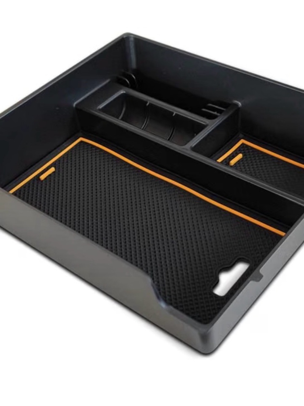 Console Organizer for 2022-2026 Rivian R1T/R1S (V2 Yellow)
